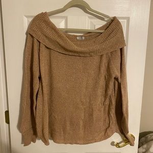Tobi Sweater - size large, color tan/orange